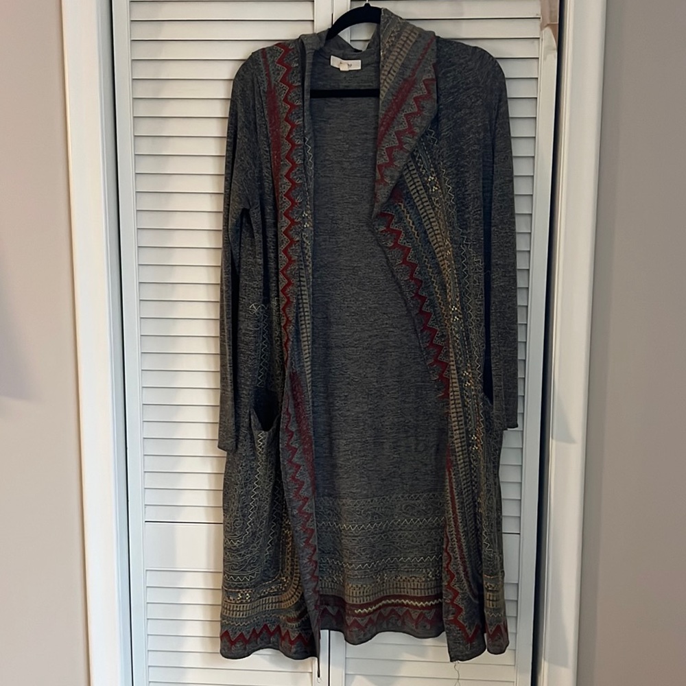 Maxi cover up long sleeve